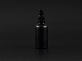 Schwarzglasflasche 30ml, mit Zerstäuber Kunststoff