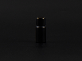 Schwarzglasflasche 10ml, mit Schraubverschluss schwarz