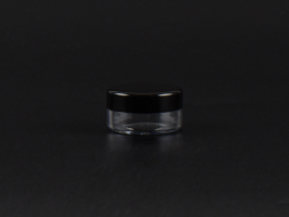 Dose, 10ml, transparent-schwarz