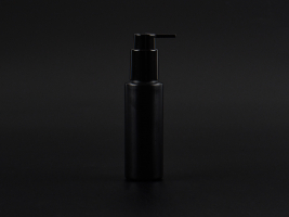 Flasche "Tara" 100ml, matt-schwarz, mit Dispenser "Prime"