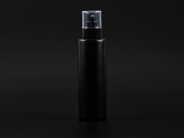 Flasche "Tara" 250ml, matt-schwarz, mit Zerstäuber "Prime"