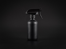 Schwarzglasflasche 250ml, mit Triggerspray