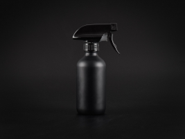 Schwarzglasflasche 220ml, mit Triggerspray