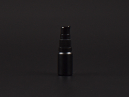 Schwarzglasflasche 10ml, mit Lotionspumpe Kunststoff