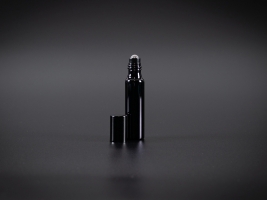 Roll-On-Flasche Glas, 10ml schwarz