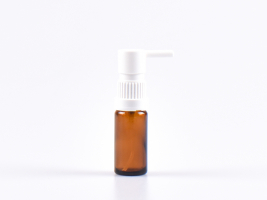 Braunglasflasche 10ml, mit Rachenspray