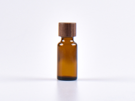 Braunglasflasche 20ml, mit Tropfmontur Walnut