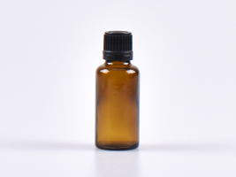 Braunglasflasche 30ml, mit Schraubverschluss OV