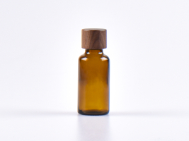 Braunglasflasche 30ml, mit Tropfmontur Walnut