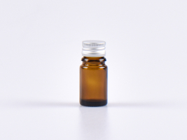 Braunglasflasche 5 ml - Aludeckel