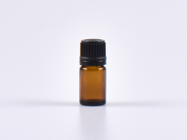 Braunglasflasche 5ml, mit Schraubverschluss OV