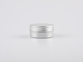 Metalldose, 50ml, silber