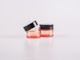 Kosmetikdose "Lucy", 7ml, mit Deckel schwarz