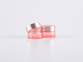 Kosmetikdose "Lucy", 7ml, mit Deckel rosé