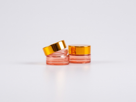Kosmetikdose "Lucy", 7ml, mit Deckel gold