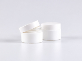 Weissglasdose 50 ml – Deckel Weiss