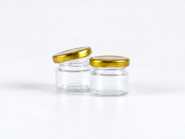 Vorratsglas 30 ml – Deckel in 5 Farben