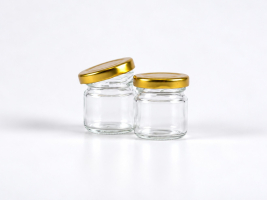 Vorratsglas 50 ml – Deckel in 5 Farben