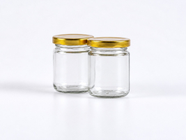 Vorratsglas 100 ml – Deckel in 4 Farben