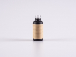 Etikette "braun-antik", passend zu 20ml DIN18 Glasflaschen