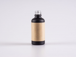 Etikette "braun-antik", passend zu 50ml DIN18 Glasflaschen