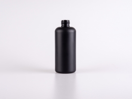 Flasche "Ben" 250ml, HD-PE mattschwarz, ohne Montur