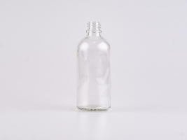 Klarglasflasche, 100ml, DIN18, ohne Montur