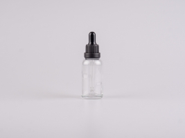 Klarglasflasche 30ml, mit Pipette OV