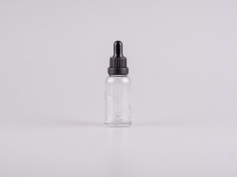 Klarglasflasche 30ml, mit Pipette OV