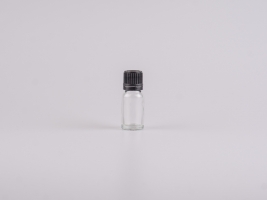 Klarglasflasche 10ml, mit Tropfmontur für wässrige Lösungen