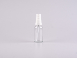 Klarglasflasche 30ml, mit Zerstäuber Kunststoff
