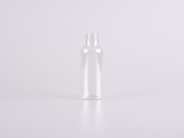 Flasche "Laura" 50ml, PET, glasklar, ohne Montur
