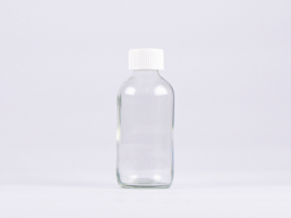 Klarglasflasche 250ml, mit Drück & Dreh Verschluss, KISI