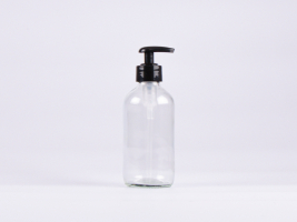 Klarglasflasche 250 ml - Dispenser Kunststoff