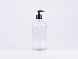 Klarglasflasche 500 ml - Dispenser Kunststoff