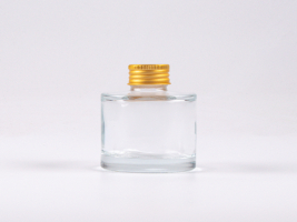 Klarglasflasche Lilly 90 ml - Schraubverschluss Aluminium