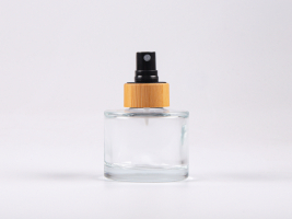 Klarglasflasche Lilly 90 ml - Zerstäuber Bambus