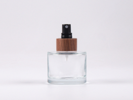 Klarglasflasche Lilly  90 ml - Zerstäuber Walnut