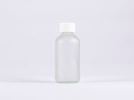 Glasflasche säuremattiert, 250ml, mit Drück & Dreh Verschluss, KISI