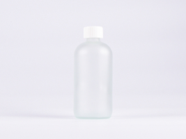 Glasflasche säuremattiert, 500ml, mit Drück & Dreh Verschluss, KISI