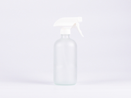 Glasflasche säuremattiert, 500ml, mit Triggerspray
