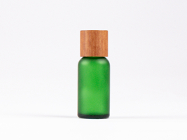 Grünglasflasche 30 ml - Tropfmontur Esche