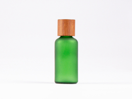 Grünglasflasche 50 ml - Tropfmontur Esche
