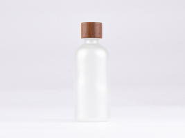 säuremattierte Flasche 100ml, mit Tropfmontur Walnut