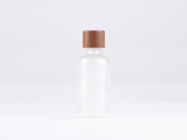 säuremattierte Flasche 50ml, mit Tropfmontur Walnut