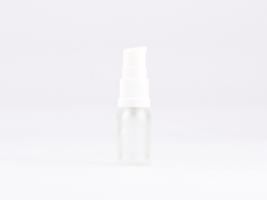 säuremattierte Flasche 10ml, mit Lotionspumpe Kunststoff
