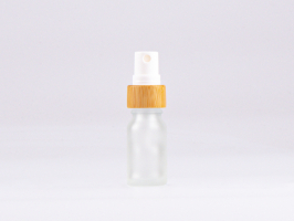 säuremattierte Flasche 10ml, mit Zerstäuber Bambus