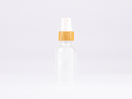 säuremattierte Flasche 30ml, mit Zerstäuber Bambus