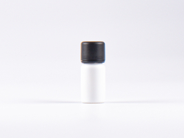 Weissglasflasche 10ml, mit Schraubverschluss & Giessring
