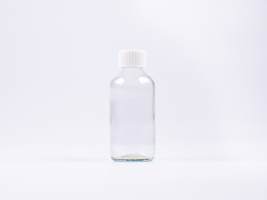 Klarglasflasche 250ml, mit Drück & Dreh Verschluss, KISI